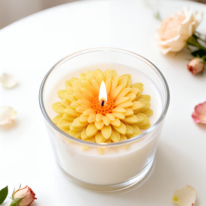Christmas Palm Wax Scented <b>Candle</b> Handmade <b>Glass</b> <b>Jar</b> Aromatherapy Fresh Fragrance Long Lasting Classic for Home Decor Birthday - Product Image 2