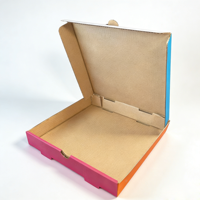 Boîtes à pizza à emporter en carton ondulé B/E, écologiques, recyclables, avec logo personnalisé, pour la restauration rapide - SP3971
