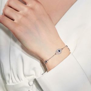 Dylam Dainty <b>Bracelets</b> 18K Gold <b>Adjustable</b> Layered Cute Evil Blue Eye Link Chain 5A Zirconia <b>Bracelets</b> for Women Jewelry - Product Image 2