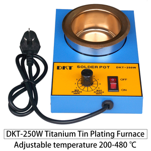 DKT-41C 220V 300W ถังบัดกรีเตาหลอมดีบุกปรับอุณหภูมิเชื่อม desoldering อาบน้ำ - Product Image 3