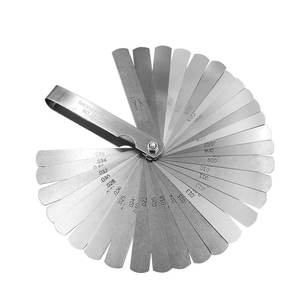 पीतल फीलर गेज स्टेनलेस स्टील मीट्रिक 0.01 मोटाई गेज 13ब्लेड/सेट से - Product Image 1