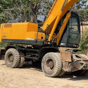 Hyundai 210W-7 Excavadora de ruedas de 21 toneladas usada con componentes de cojinete de bomba de engranajes de motor de núcleo original de segunda mano de 6 toneladas y 15 toneladas - Product Image 5