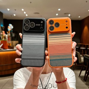 เคสโทรศัพท์มือถือคุณภาพสูง ลายคาร์บอนไฟเบอร์แม่เหล็ก สำหรับ iPhone 17 16 15 Pro Max พร้อมฝาครอบป้องกันกล้อง - Product Image 3
