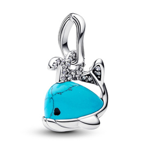 Ciondolo a medaglione S925 per bracciale gioielli che fanno linea di cuore Art ciondolo figure danzanti in esecuzione HALLOWEEN doppio lotto - Product Image 2