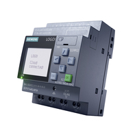 Modulo Logico Siemens 6ED1052-1MD08-0BA2 LOGO 12/24RCE, 8DI 4AI 4 Uscite a Relè 12-24V DC, Display, Ethernet, Web Server, PLC su Guida DIN