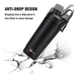 कस्टम डबल दीवार स्टेनलेस स्टील जिम खेल शेकर बोतल 820/590 मिली इन्सुलेट प्रोटीन शेकर - Product Image 5