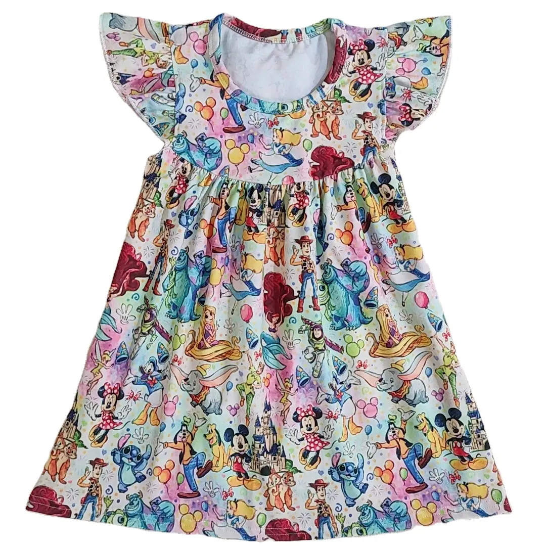 kids clothing girl dresses animals children dress clothes for kids baby girl summer dress patterns