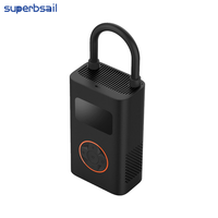 Stok EU QICYCLE N3 pompa nirkabel kompresor udara pompa ban dengan pengukur tekanan Inflator ban untuk E Scooter pompa ban