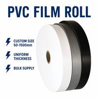 PVC-folie rol zacht hoogglans 50cm maatwerk 50-1500mm uniforme dikte bulk levering grondstof hoge helderheid conversie