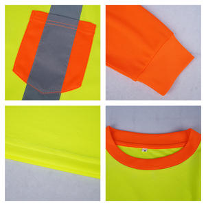 قميص عمل مقاوم للحريق بأكمام طويلة عالي الوضوح وعاكس للضوء، متوافق مع معايير NFPA2112، ملابس عمل مقاومة للهب بالجملة - Product Image 4