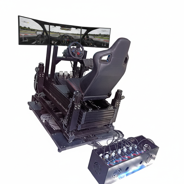 Tela Car Driving Training Simulator 4DOF+TL+Surge Aluminum Servo Motor Actuator Kits with 200kg Capacity for Home or Playhouse