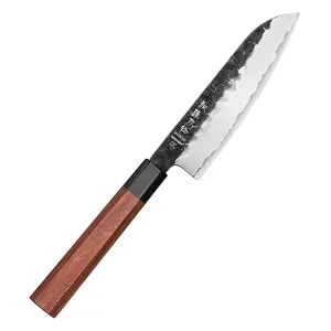 XINZUO 2024 nuovo coltello Santoku 5.5 ''ad alto tenore di carbonio 10cr in acciaio inox in stile giapponese coltelli da cucina personalizzati