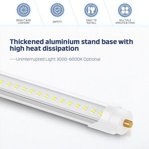 ETL DLC 8FT 96'' 45W FA8 Base T8 <b>LED</b> Tube 130LM/W Indoor <b>Lighting</b> for Warehouses - Product Image 3