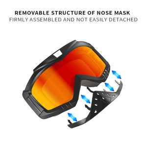 Casque de moto Yijia Optical avec lunettes de protection et <span class=keywords><strong>masque</strong></span> facial amovible, lunettes de moto anti-poussière, lunettes de <span class=keywords><strong>motocross</strong></span> <span class=keywords><strong>vintage</strong></span> - Product Image 4