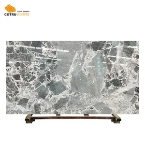 Factory Price Hot Selling Natural Stone Polished Chanal Grey Marble Slabs For Interior Decor Floor Wall Cut To Tiles Villa