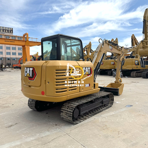 Mini excavatrice CAT306E d'occasion peinture originale petite pelleteuse légère 6 tonnes composants de pompe à engrenages bon marché d'occasion en stock - Product Image 2