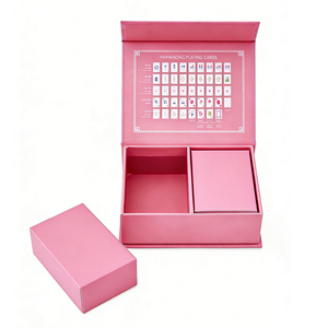 Cartes de jeu de Mahjong personnalisées 2,5 x <span class=keywords><strong>4</strong></span> pouces avec motifs – Cartes de tuiles de Mahjong pour le jeu - Product Image 1