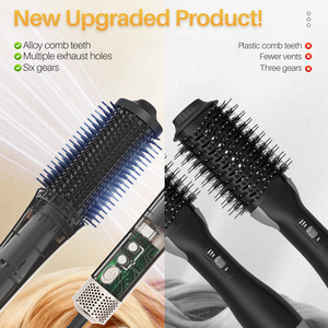 Sèche-cheveux <span class=keywords><strong>brosse</strong></span> Turbo Speed 110000 tr/min, styler professionnel, <span class=keywords><strong>brosse</strong></span> à air chaud pour un coiffage rapide et un volume accru à la maison <span class=keywords><strong>ou</strong></span> au salon - Product Image 4