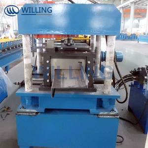 Ligne de production de machines de formage de tuiles en acier rapide WILLING, haute productivité, moteur à commande PLC, roulement de gouttière PPGI - Product Image 4