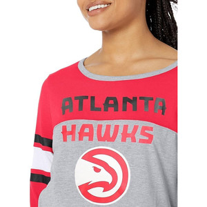 Maglia Ufficiale NBA da Donna Ultra Game, Manica Lunga Raglan, Modello Crop - Product Image 2