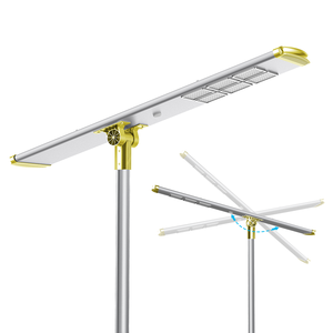 Lampara Solar Poste Ornamental Luz De Calle 4k 100w Autoroute All in One Prix <b>Sensor</b> Rue Lampadaires Solaires LCS-PD03 Prix De L - Product Image 5