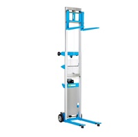 500LBS High Lift Manuel Portable Chargement Gerbeur Chariots Élévateurs À Main Gerbeur Mini Treuil En Aluminium STD-227