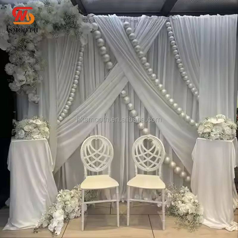 foam ball+fabric drape