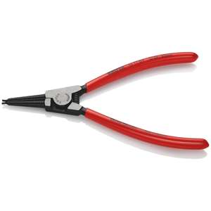 KNIPEX 46 11 G4 Pince à circlips pour anneaux de préhension sur arbres revêtement plastique noir atramentisé 180 mm - Product Image 1