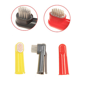 Nylon TPE Bristles PP Finger <b>Brushes</b> For <b>Pets</b> Soft Clean Manual Grooming Tools Various Colors - Product Image 5