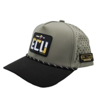 Gorra Snapback Impermeable con Visera Curva y Logotipo de Goma Personalizado