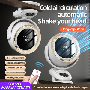 Ventilador de Mesa Recargable de Alta Calidad, Ventilador de Techo con Clip para Verano, Ventilador Eléctrico de Escritorio para Oficina, 5 Velocidades, Temporizador, Silencioso - Product Image 3