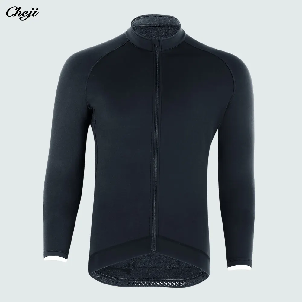 Spot winter fleece jersey long-sleeved jacket jacket men's warm cycling jersey
