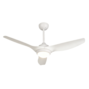 Ventilateur de plafond LED moderne à 3 pales en ABS imitation bois pour salon, chambre, salle à manger et maisons contemporaines - Product Image 4