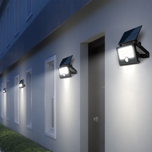 Solar Outdoor Wall <b>Light</b> <b>LED</b> <b>Sensor</b> <b>Light</b> IP64 Waterproof Foldable For Garden Courtyard - Product Image 2