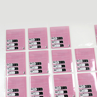 Étiquette personnalisée double couche détachable pour livret, autocollante, imperméable, à déplier, pour guide de produits ménagers