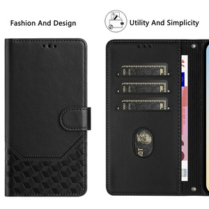 <span class=keywords><strong>3D</strong></span> Kim Cương RFID Chặn Da Wallet Trường Hợp Điện Thoại Đối Với Samsung Xcover 5 <span class=keywords><strong>4S</strong></span> M55 C55 M62 F62 M15 F15 M34 F34 5G Đứng Lật Bìa - Product Image 3