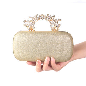 Magnifique pochette de soirée en métal scintillant pour femme, idéale pour les fêtes formelles et les mariages - Product Image 6