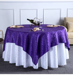 Mantel Redondo <span class=keywords><strong>de</strong></span> Lujo 100% Poliéster Damasco, Tamaño Personalizado para Bodas, Banquetes, <span class=keywords><strong>Fiestas</strong></span>, Restaurantes, Hoteles, Iglesias, Eventos - Product Image 5