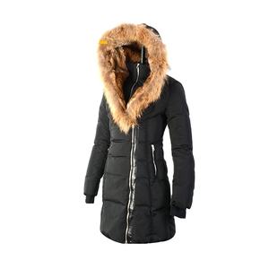 Parka Invernale Caldo da Donna in Piuma d'Oca <span class=keywords><strong>con</strong></span> Lungo Collo in <span class=keywords><strong>Pelliccia</strong></span> Stile Europeo - Product Image 3