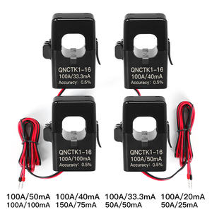 Capteur de transformateur de courant micro à noyau ouvert QNCTK1-10 50A 25mA 100A 50mA 20A 10mA 1 2000 Transducteur de courant à noyau divisé pince CT - Product Image 2