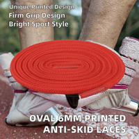 Lacets de chaussures de sport en polyester imprimés sur mesure GON22, 6 mm, antidérapants, breloques en corde, accessoires en tissu pour lacets de chaussures