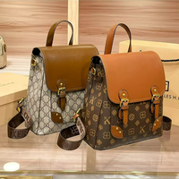 Sac à bandoulière léger en PVC, grande capacité, fermeture éclair, durable, pliable, imprimé tendance, portable