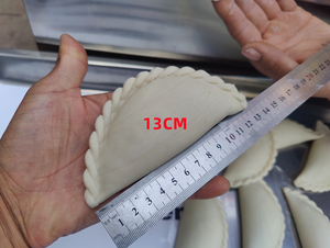 Machine électrique automatique de fabrication de samosas, sorrentinos, raviolis, pelmeni et dumplings, en acier inoxydable de qualité alimentaire, motorisée, prix compétitif - Product Image 2