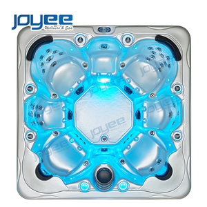 JOYEE 7 8คน Staycation สนุกสปาร้อน Big อิสระสปาอ่างน้ำร้อนสำหรับ8คนประตู backyard <span class=keywords><strong>Home</strong></span> <span class=keywords><strong>Spa</strong></span> - Product Image 2
