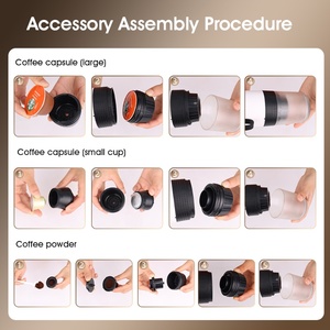 Machine à café portable à capsules, machine à expresso de voyage, mini cafetière à portion individuelle pour le bureau et les voyages - Product Image 4