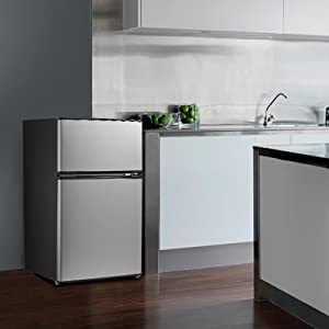 <span class=keywords><strong>Prix</strong></span> de fabrication 108L Conception à faible bruit Petit réfrigérateur à double porte 230L - Product Image 2