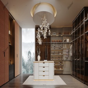 Kebao Boloni <span class=keywords><strong>Armadio</strong></span> su Misura in Stile Francese Moderno, Design a Isola in Legno Massello per Camera da Letto - Product Image 4