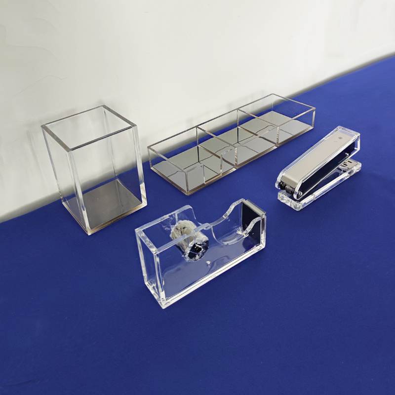 Изысканный набор акриловых канцелярских принадлежностей, набор акриловых канцелярских принадлежностей, Настольный набор канцелярских принадлежностей из перспекса