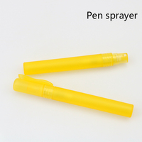 Mini bouteilles de pulvérisation de brouillard PP de taille de voyage avec pince de bouteille de stylo de parfum cosmétique de soins personnels de pompe Sayer