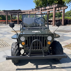 Vente en gros de chariots Jeep à grande vitesse vintage personnalisés Jeep électrique 150cc/200cc/300cc à carburant en vente - Product Image 4